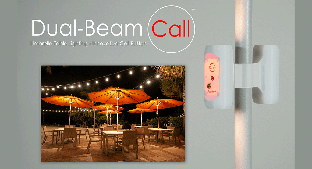 Dual Beam Umbrella & Table Light System