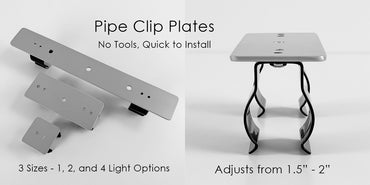 Angle Light Pipe Clip Plate
